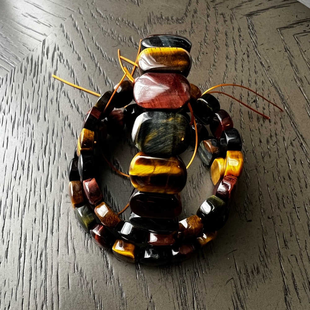 Tiger eye soft bangle - Picture 3 of 3